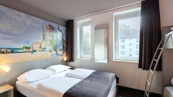 Bureau, chambres insonorisées, Wi-Fi gratuit, draps fournis