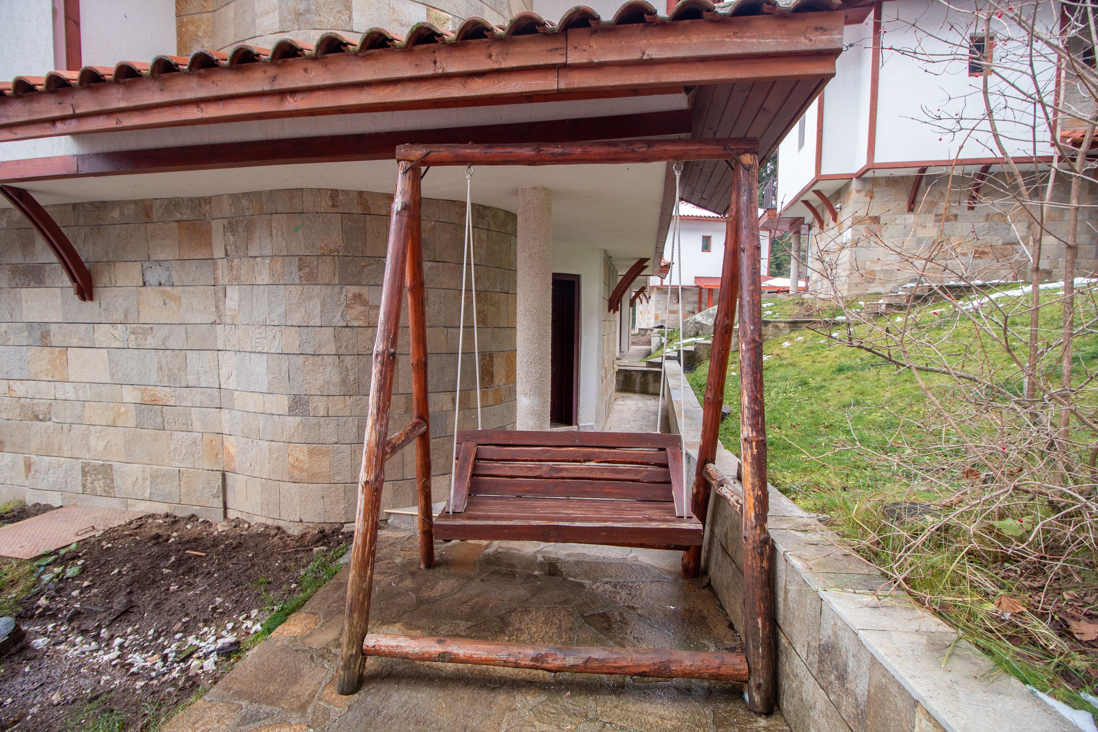 Chalet, 2 Bedrooms, Balcony, Mountain View | Terrace/patio