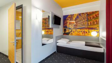 Wi-Fi de cortesia, roupa de cama