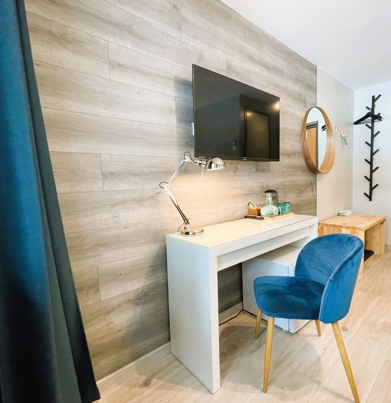 panoramic double or twin room, balcony, sea view | 1 bedroom, laptop workspace, blackout curtains, free wifi