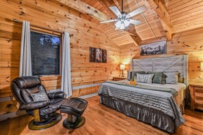 Cabin, 2 Bedrooms | 2 bedrooms, free WiFi, bed sheets - A-bluff & Beyond 2 Bedroom Cabin by RedAwning (Sevierville)