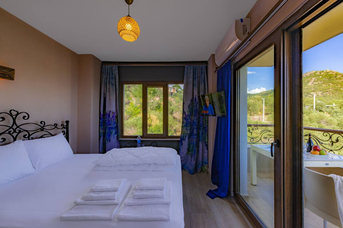 Chambre Double, vue montagne