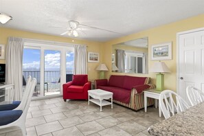 Condo (The Summit 1105) | Living room | Flat-screen TV