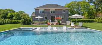Private Hamptons Retreat - Heated Pool, Spa, Gym - Walk to Village, Near Beaches
