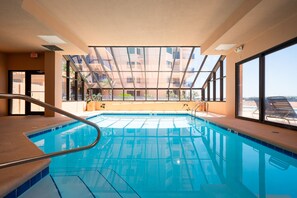 Indoor pool, a heated pool