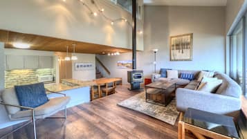 TV, fireplace, DVD player