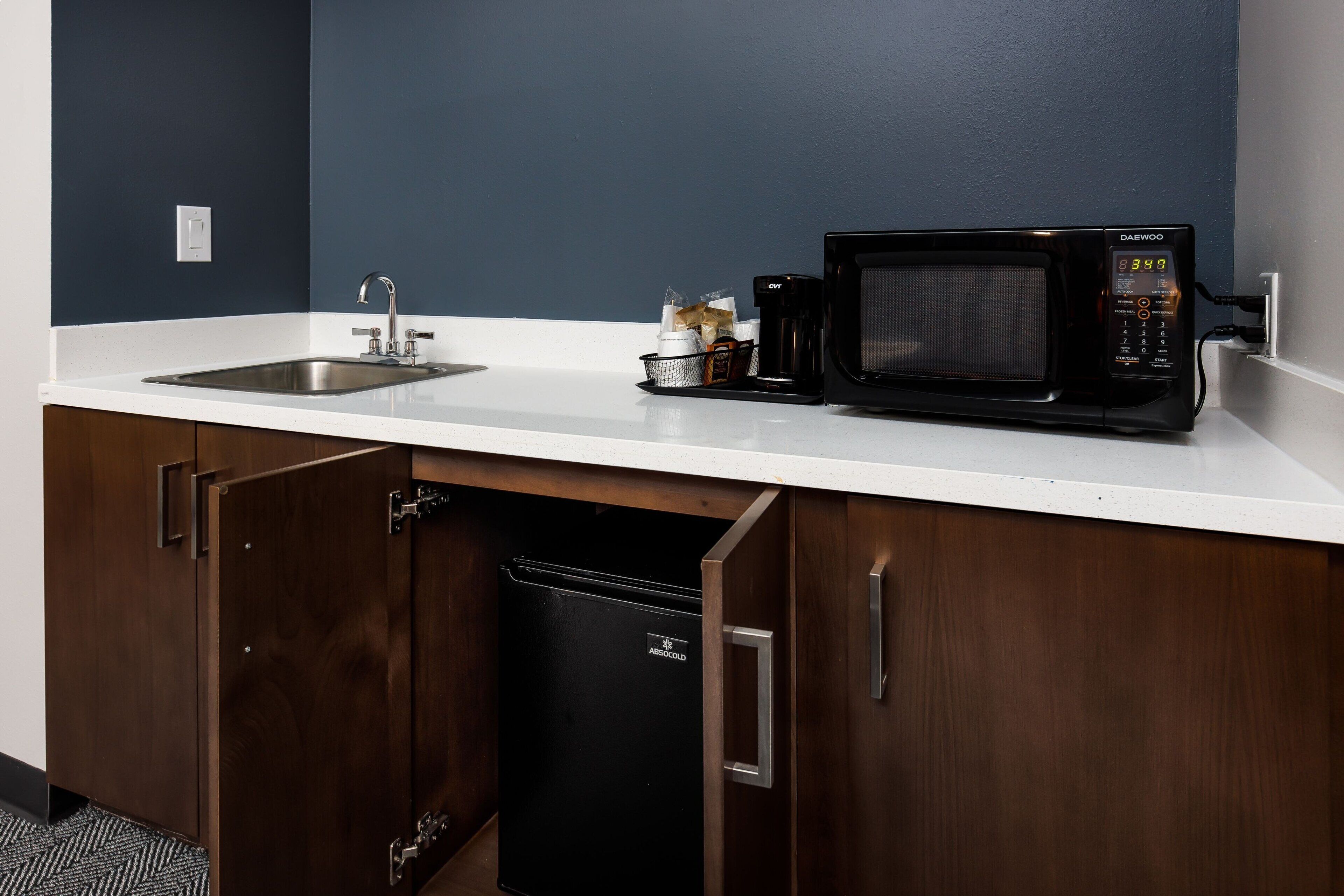 1 bedroom, desk, laptop workspace, iron/ironing board