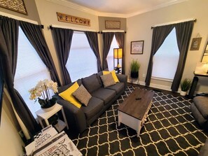 Télévision, cheminée, jeux vidéo, livres