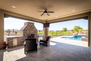 Terrace/patio - Rio Verde Home with Stunning Views and a Private Pool (Rio Verde)