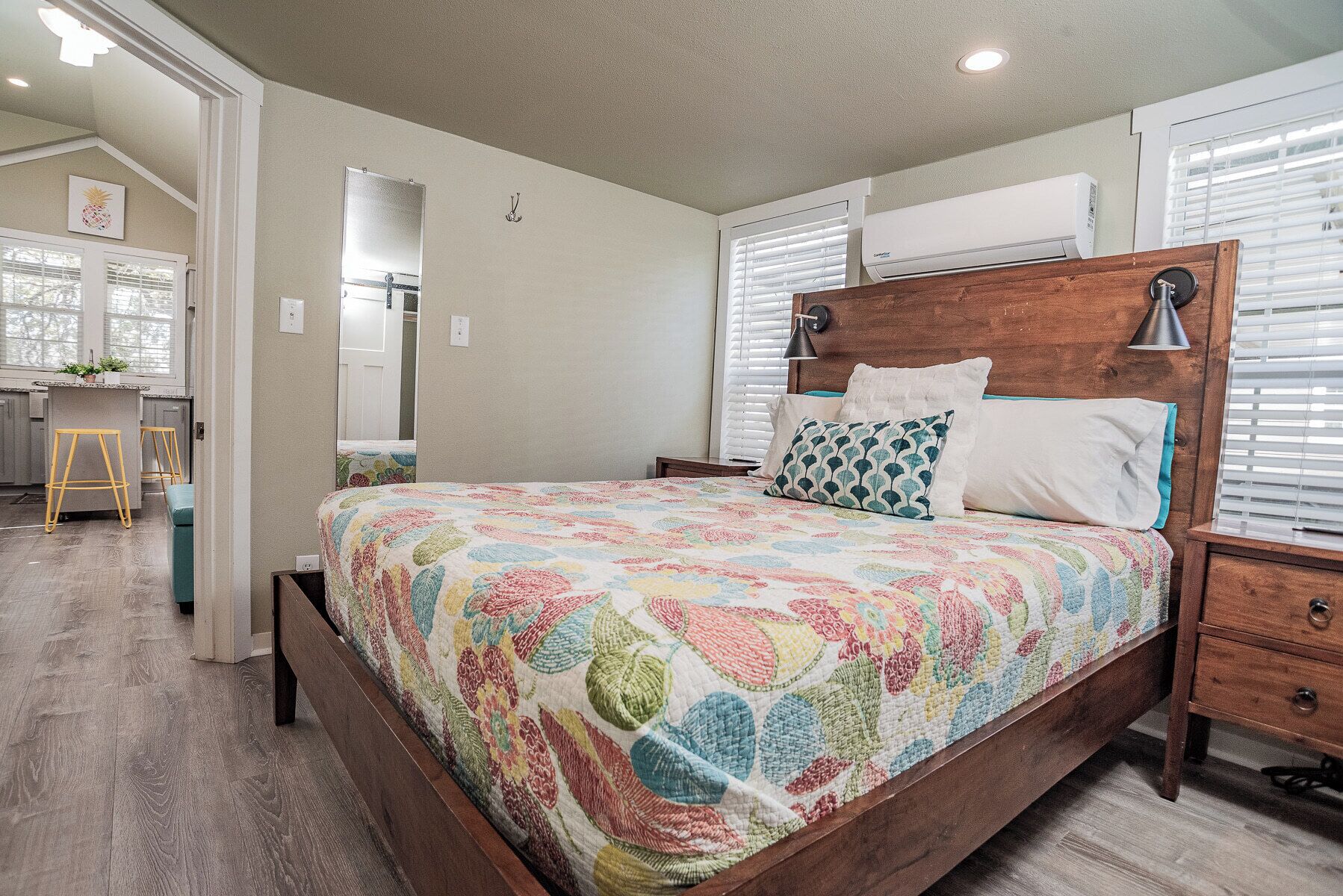 2 bedrooms, iron/ironing board, travel crib, free WiFi