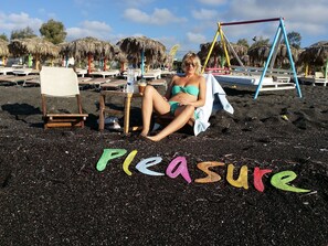 Room, 1 Bedroom, Balcony, Mountain View | Beach - Room in Studio - Pleasure Room 4 By The Sea (Santorini)