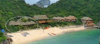 Halong Bay Deluxe Cruise Bungalow on Island