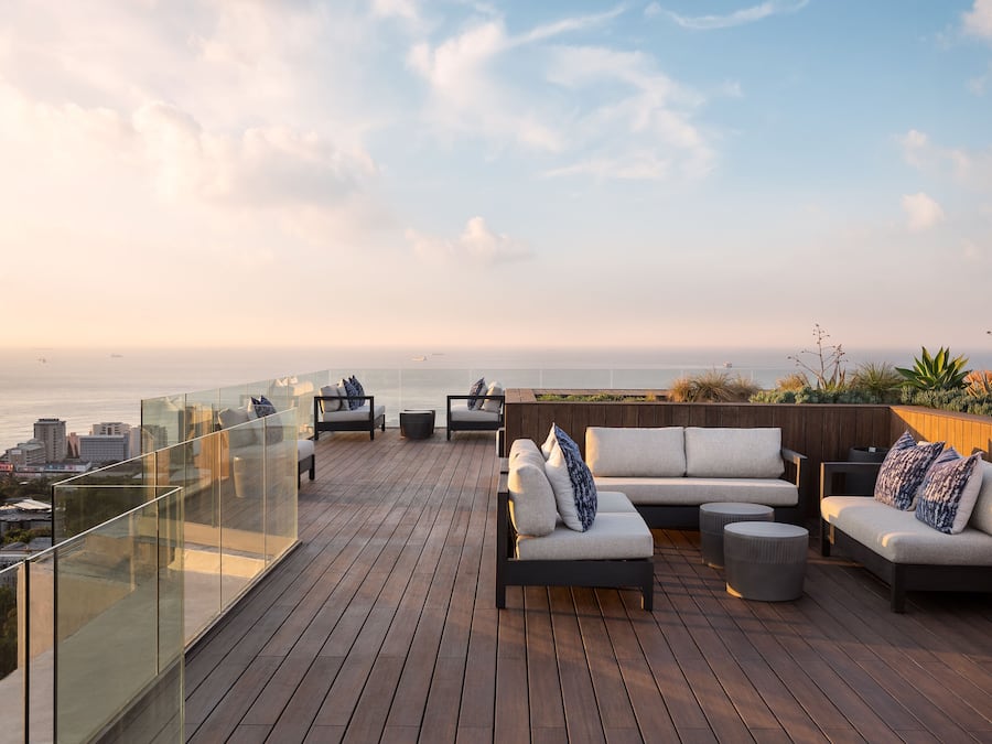 Terrasse sur le toit