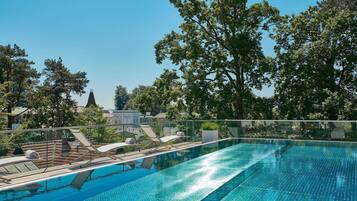 Indoor pool, a heated pool