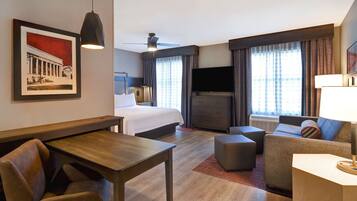 42-inch flat-screen TV with digital channels, TV