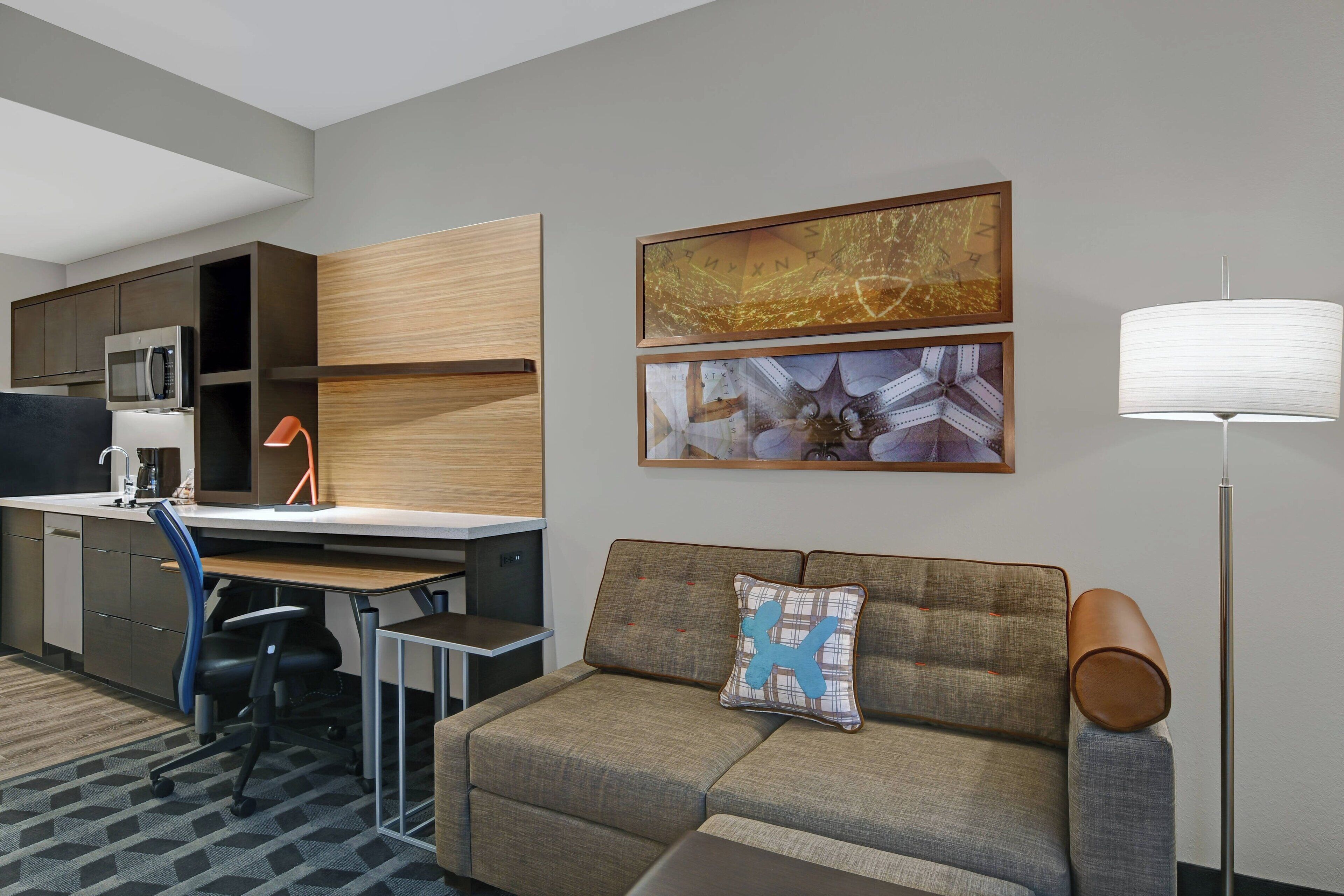 laptop workspace, blackout curtains, iron/ironing board, free wifi