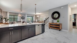 Microwave, oven, stovetop, dishwasher - You Have Found the Ultimate 8 Bedroom Villa on Champions Gate Resort, Orlando Villa 3711 (Davenport)