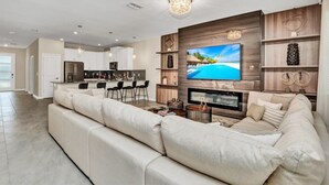 Living room - The Ultimate Guide to Renting Your Luxury 9 Bedroom Villa on Champions Gate Resort, Orlando Villa 3718 (Davenport)