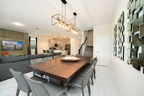 Microwave, oven, stovetop, dishwasher - The Secret to Enjoying Your Luxury Villa Holiday on Champions Gate Resort, Orlando Villa 3720 (Davenport)