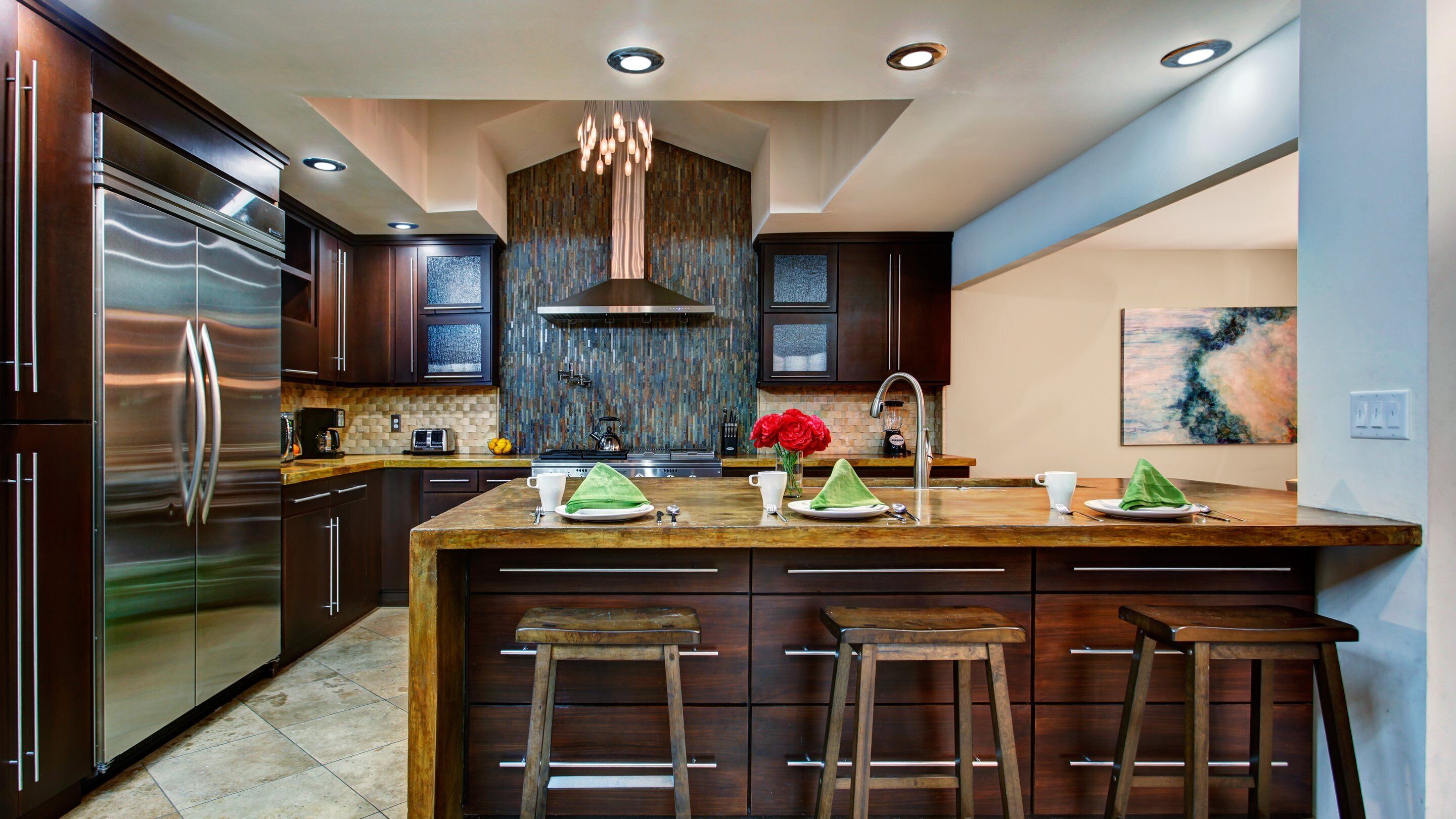 开间 (Multiple Bedrooms) | 私人厨房 | 冰箱、微波炉、烤箱、茶具/咖啡用具