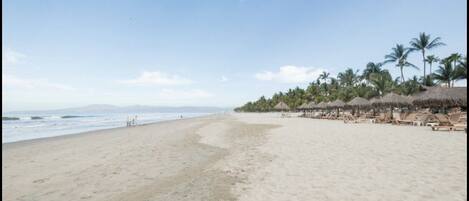 Accommodatie ligt op het strand