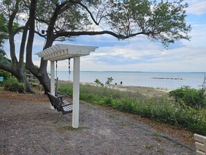 海灘、躺椅
