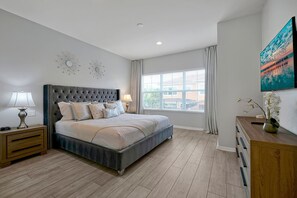 2 bedrooms, in-room safe, iron/ironing board, WiFi