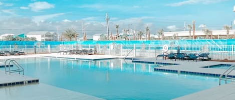 Indoor pool, outdoor pool