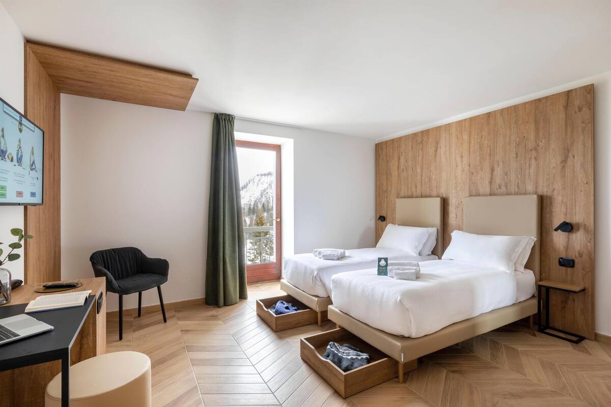 Quarto duplo standard, para não fumantes | Roupas de cama antialérgicas