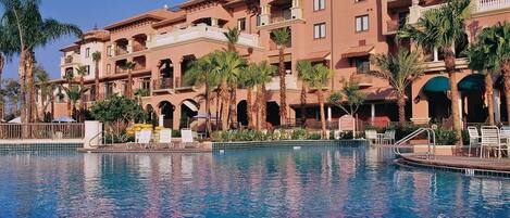 Indoor pool, outdoor pool