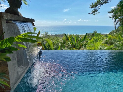 Luxury 3BR Villa with breathtaking Jungle, Ocean & Sunset views!