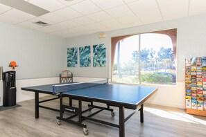 Games room - Condo# 310 Steps away from Siesta Key beach, just across the street. (Sarasota)
