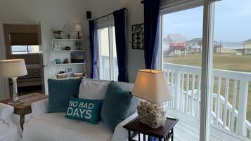 Smart TV, DVD player, books, streaming services