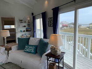 Smart TV, DVD player, books, streaming services