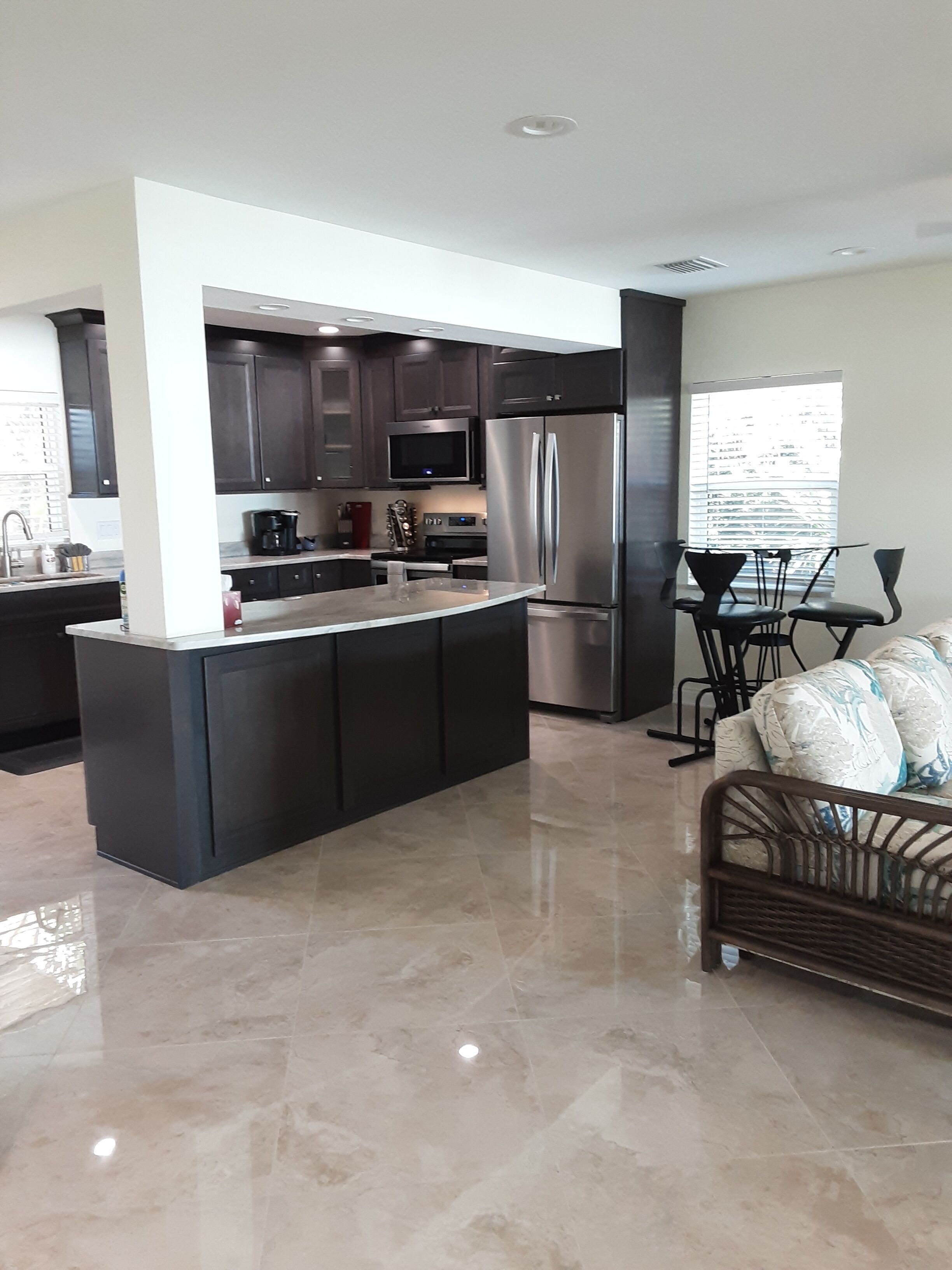 Beautiful Waterfront Home! Pool table, Golfcart and Beach await you!