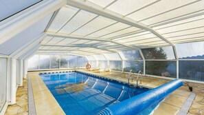 Et oppvarmet basseng