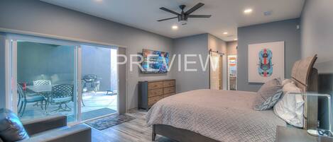 3 bedrooms, desk, iron/ironing board, free WiFi