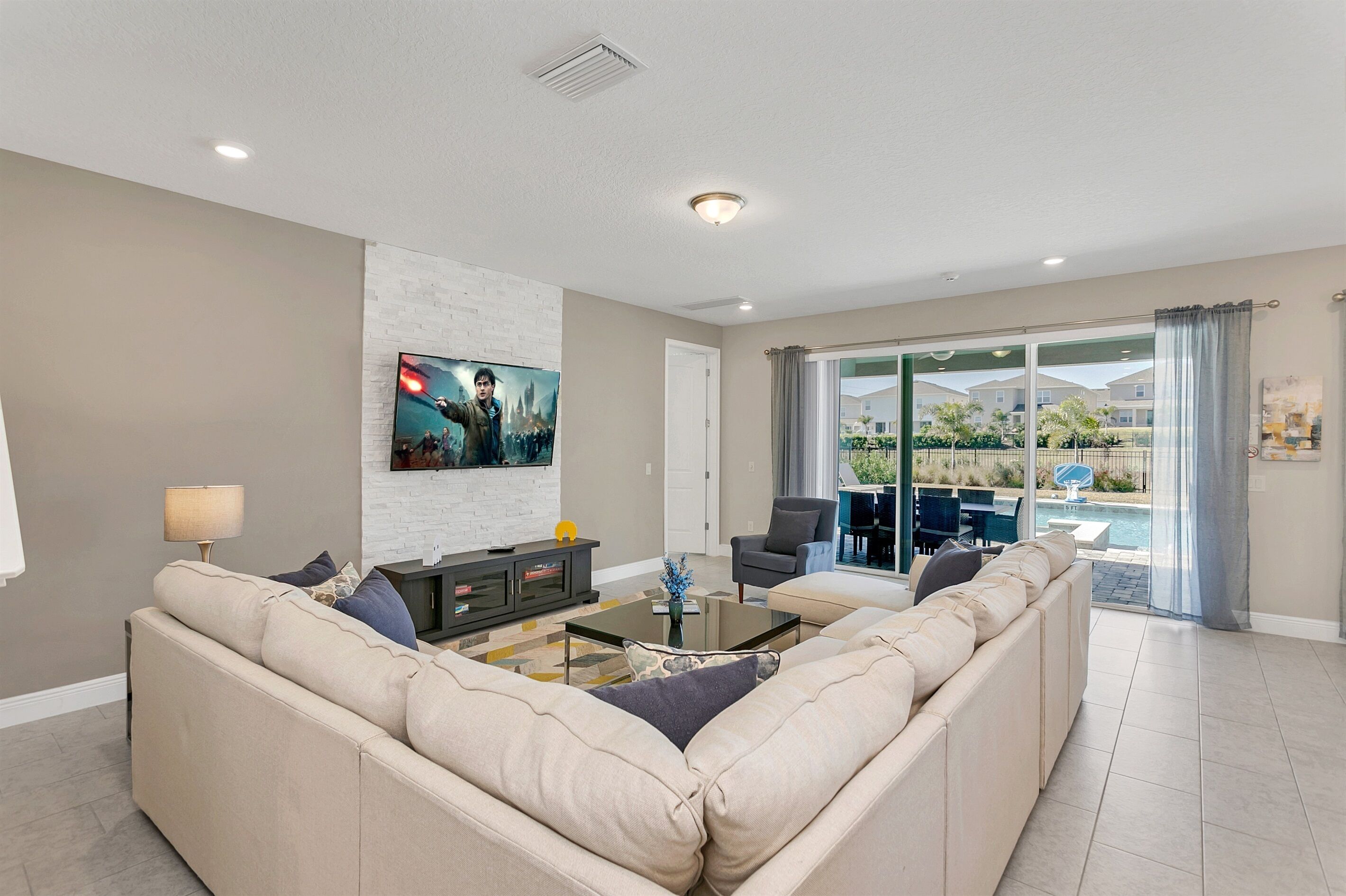 Smart TV, video games, ping pong, books