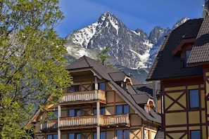 Blick von der Unterkunft