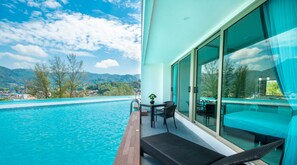 Outdoor pool - Luxury Lagoon 1Bedroom Apartment (Kamala)