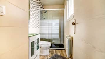 Een douche, een haardroger