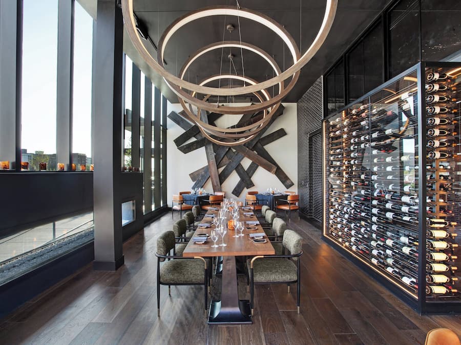 Frühstück und Abendessen, amerikanische Küche