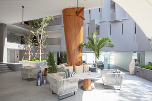 Sala de estar en el lobby