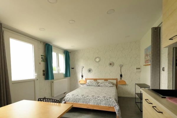 Family Apartment (La Cabane) | Private kitchen | Highchair