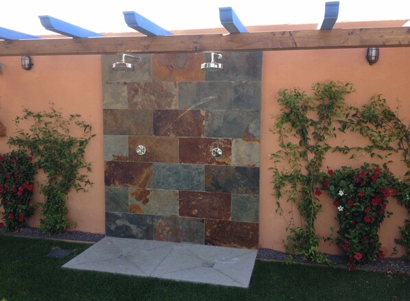 Property grounds - House Bungalows with private garden and shared pool in El Palmar beach (Palmar, El)