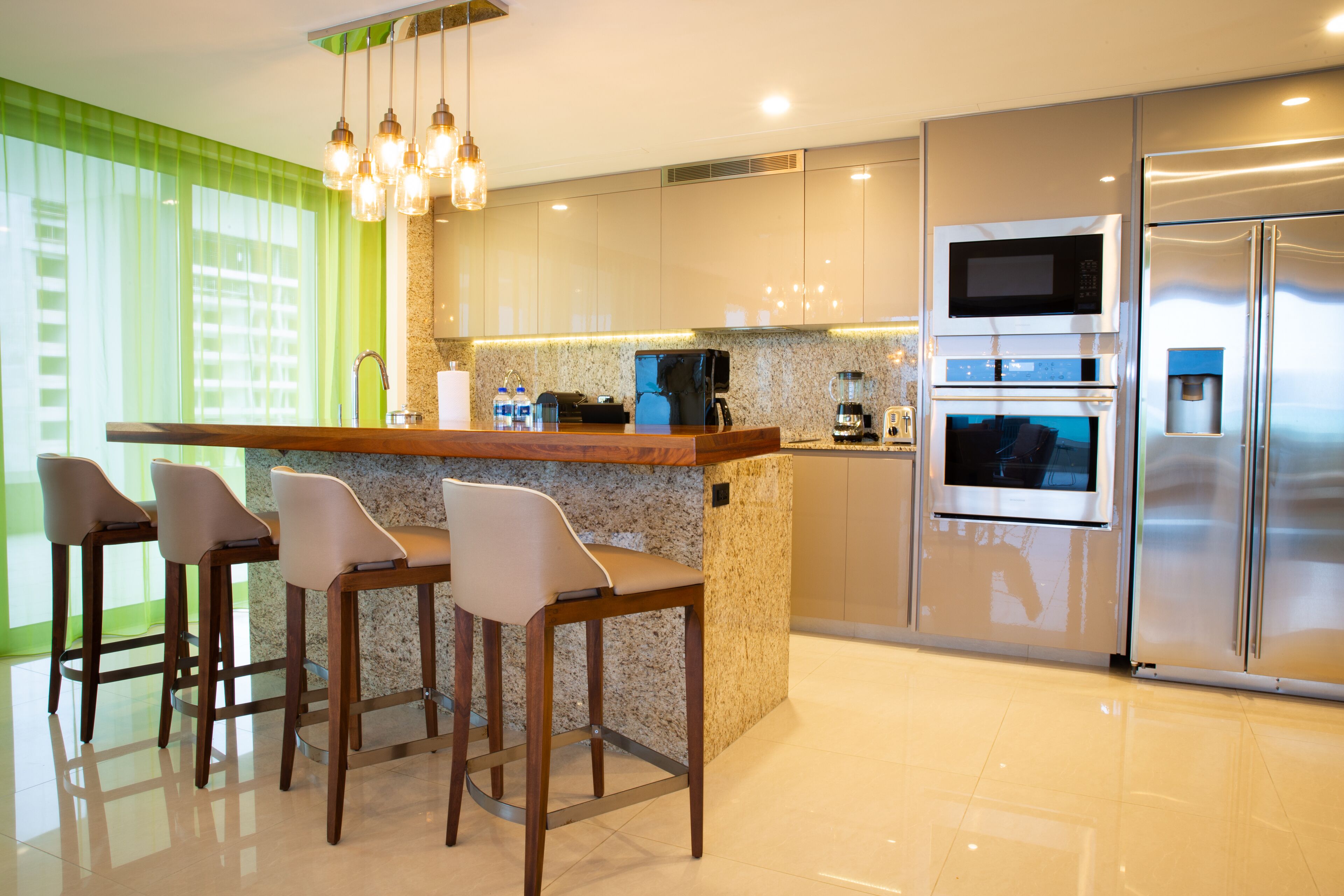 three bedroom ocean front | private kitchen