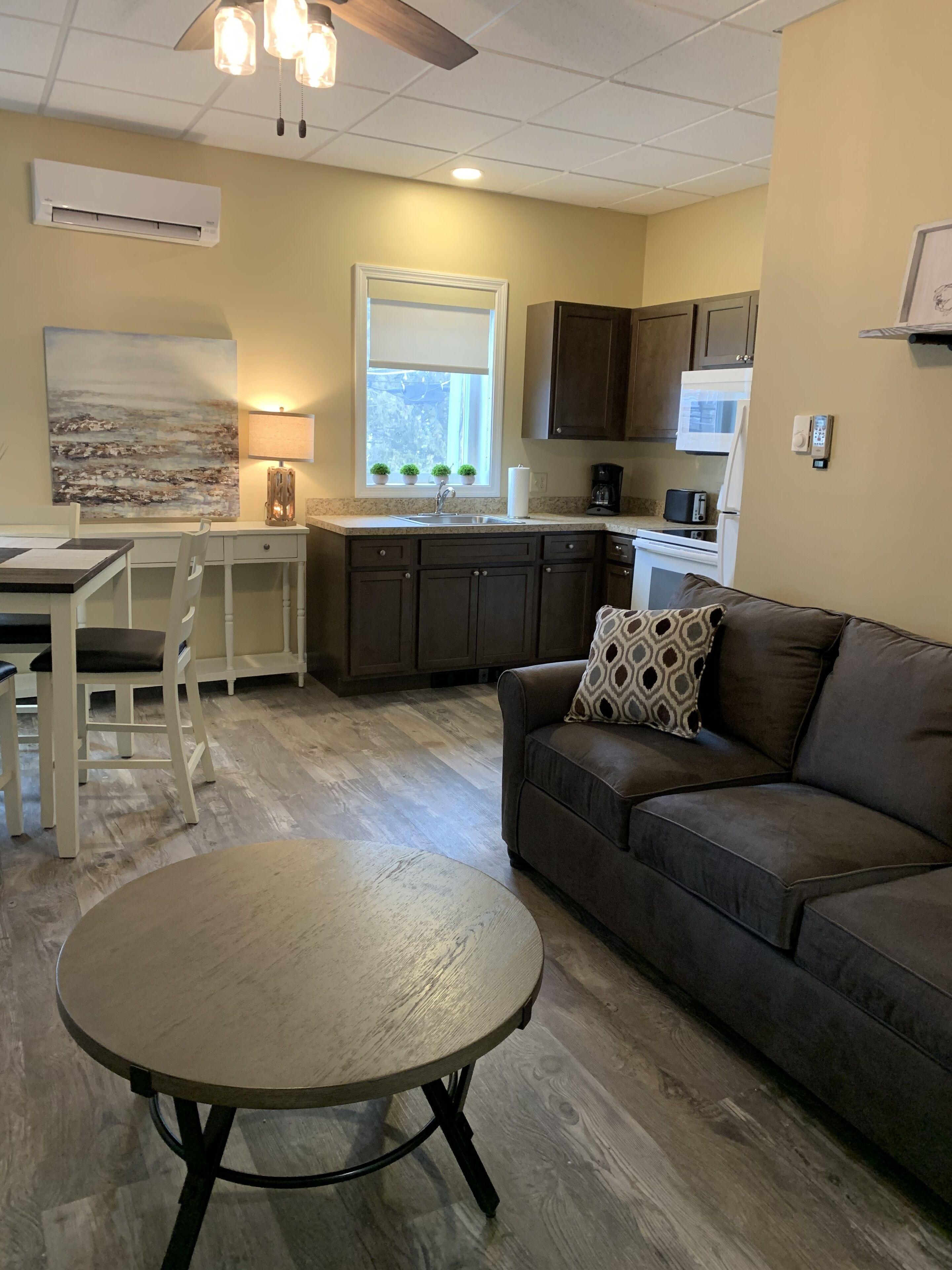 4 beautiful one bedroom units  BEST LOCATION in Sylvan Beach! Sunset & lake view