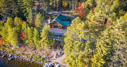Stunning 4 Season Lake Burntside Log Cabin
