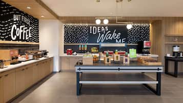 Free daily buffet breakfast