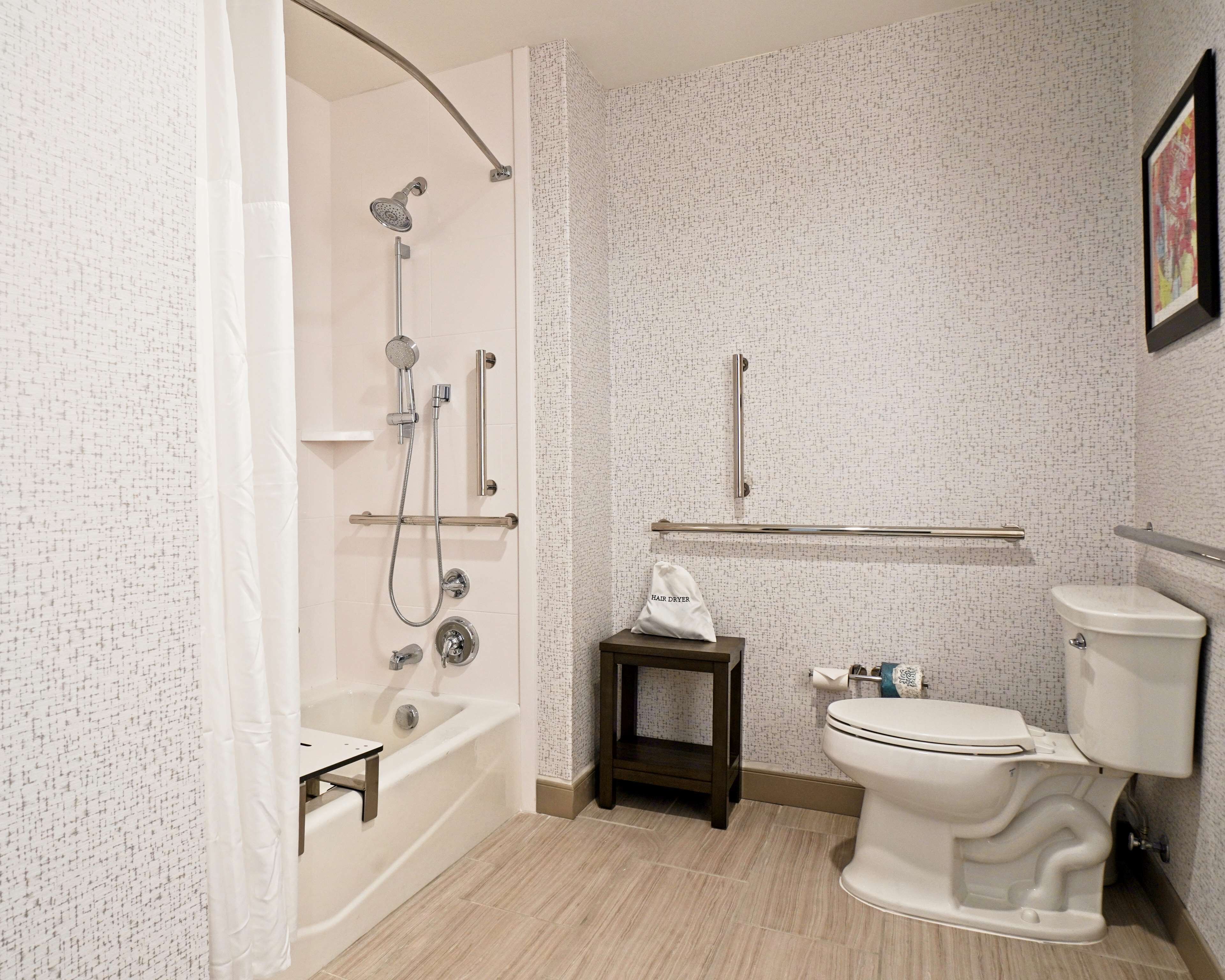 room, 2 queen beds, accessible, bathtub | bathroom | towels